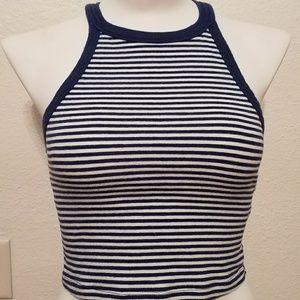 Striped crop top
